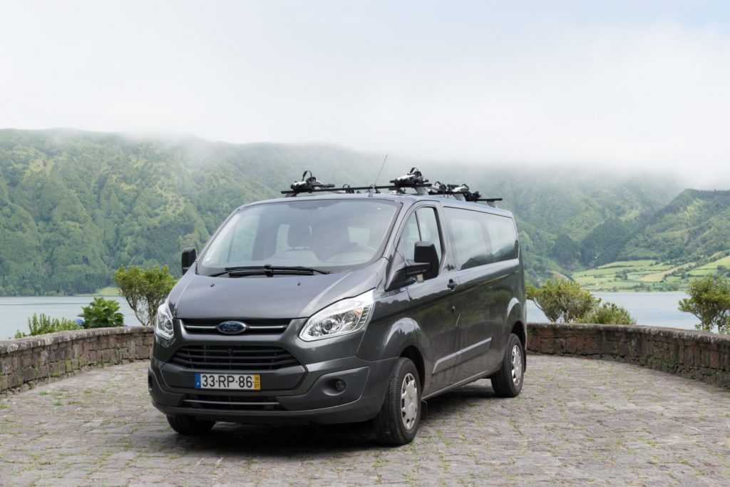 Procyon van used in tour ans services by factory 76